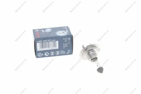 Лампа розжарювання 12V 55W H7 PX26d PURE LIGHT 1 987 302 071 BOSCH 1987302071 (фото 1)