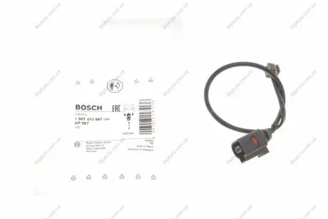 Датчик зносу,гальм.колодки BOSCH 1987474567