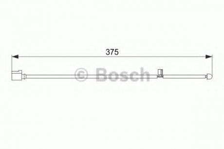 Датчик износа тормозных колодок BOSCH 1987474562 (фото 1)