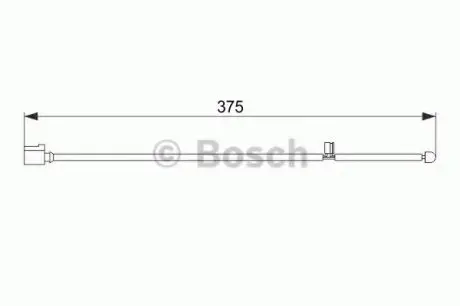 Гальмівні аксесуари (Датчик зносу колодки) BOSCH 1987474562