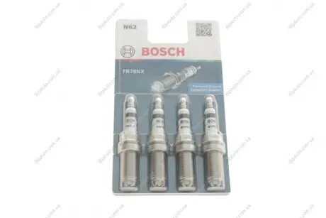 Свеча зажигания FR78NX SUPER 4 BOSCH 0242232815 (фото 1)