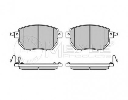 Тормозные колодки дисковые MEYLE 025 240 5615/W