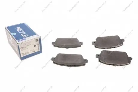 Тормозные колодки дисковые MEYLE 025 240 8717/W