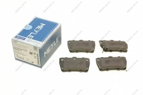 Тормозные колодки дисковые MEYLE 025 236 5614/W