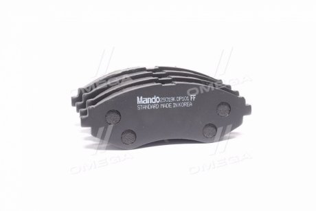 Тормозные колодки дисковые передние MANDO MPD03 (фото 1)