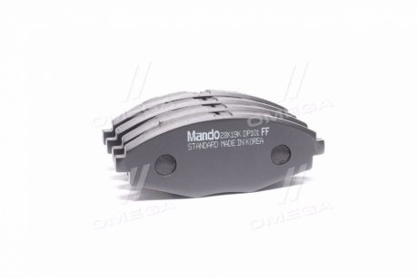 Тормозные колодки дисковые передние MANDO MPD06 (фото 1)