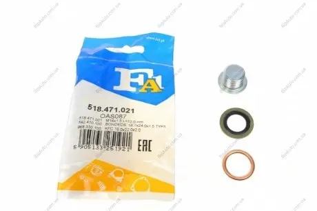 Масляные пробки/M16x15 L=12 FISCHER Fischer Automotive One (FA1) 518.471.021
