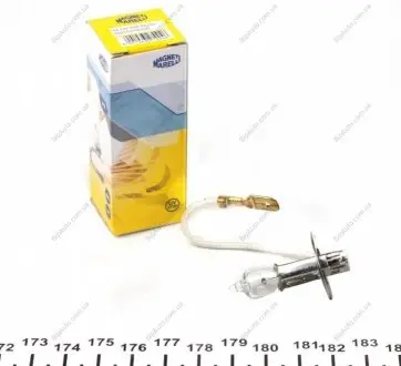 Автолампа H3 PK22s 55 W прозрачная MAGNETI MARELLI 002553100000 (фото 1)