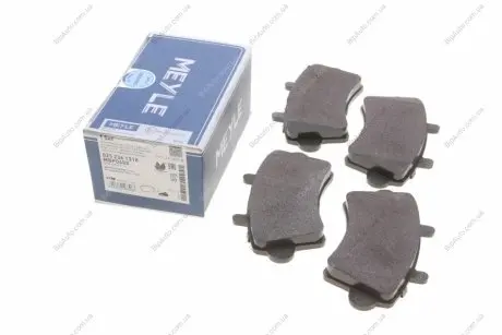 Тормозные колодки дисковые MEYLE 025 236 1318