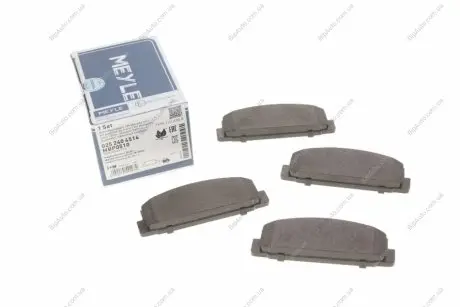 Тормозные колодки дисковые MEYLE 025 240 4514
