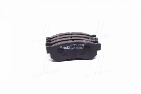 Тормозные колодки дисковые задние MANDO MPD27