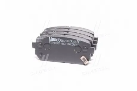 Тормозные колодки дисковые задние MANDO MPK35