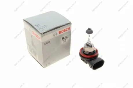 Лампа розжарювання H11 12V 55W PGJ19-2 ECO BOSCH 1987302806 (фото 1)