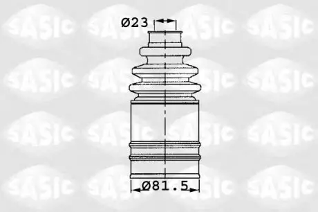 Комплект пылника, приводной вал SASIC 1904006
