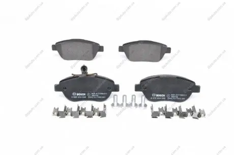 Гальмівні колодки, дискові BOSCH 0986424596