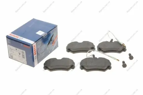 Тормозные колодки дисковые BOSCH 0986492090