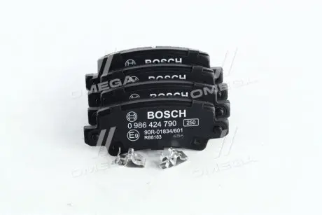 Тормозные колодки дисковые BOSCH 0986424790