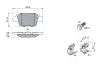 Колодки гальмівні (задні) Fiat Bravo II 07-14/Stilo 01-08/Linea 07-/Multipla 99-10/Lancia Delta 08- 0 986 494 030 BOSCH 0986494030 (фото 5)