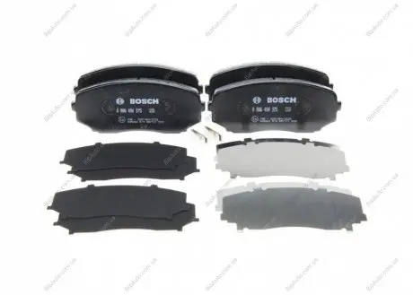Тормозные колодки дисковые BOSCH 0986494375