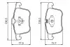 Тормозные колодки дисковые BOSCH 0986494280 (фото 2)
