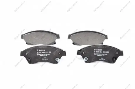Тормозные колодки передние BOSCH 0986494433