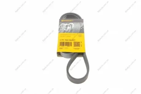 Пас поліклиновий Ford Focus/Fiesta/Fusion 1.25-1.6 CONTINENTAL Contitech 6PK1042ELAST