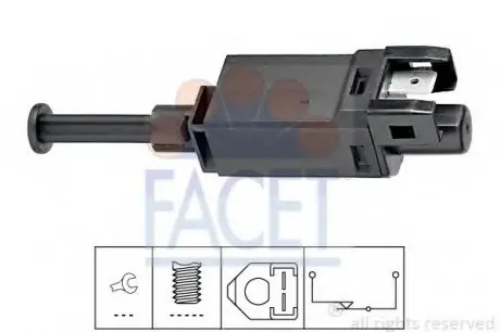 Датчик включения стоп-сигнала FACET 7.1055