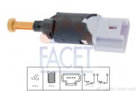 Датчик включения стоп-сигнала FACET 7.1197