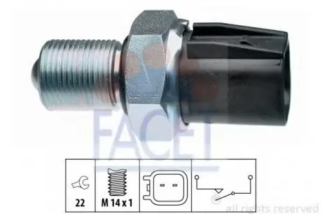 Датчик включення заднього ходу FACET 7.6265