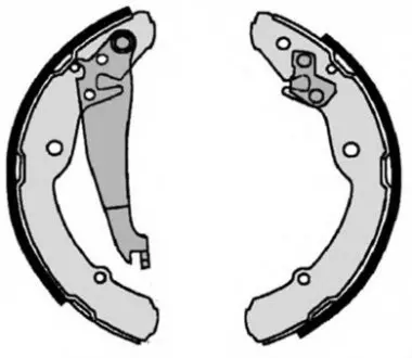 Гальмівні колодки барабанні BREMBO S85516