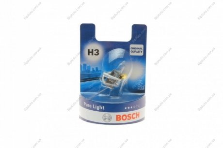 Автомобильная лампа H3 standart 12V sB 1 987 301 006 BOSCH 1987301006 (фото 1)