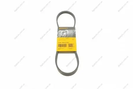 Ремінь генератора поліклиновий CONTINENTAL 4PK826 ELAST Contitech 4PK826ELAST