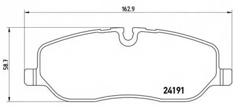 Гальмівні колодки дискові P44 014 BREMBO P44014