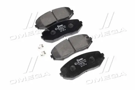 Гальмівні колодки дискові P79 018 BREMBO P79018 (фото 1)