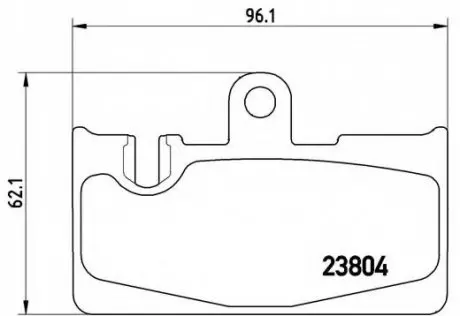 Гальмівні колодки дискові P83 059 BREMBO P83059
