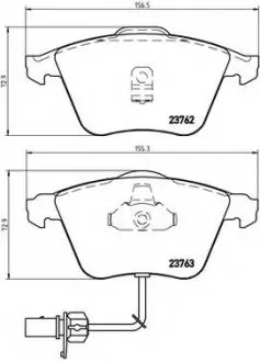 Гальмівні колодки дискові P85 056 BREMBO P85056