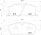 Тормозные колодки дисковые P37017 BREMBO