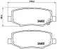Тормозные колодки дисковые P18024 BREMBO