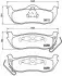 Тормозные колодки дисковые P37011 BREMBO
