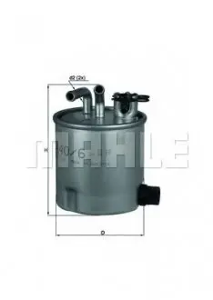 Паливний фільтр KNECHT KL440/6 MAHLE / KNECHT KL 440/6