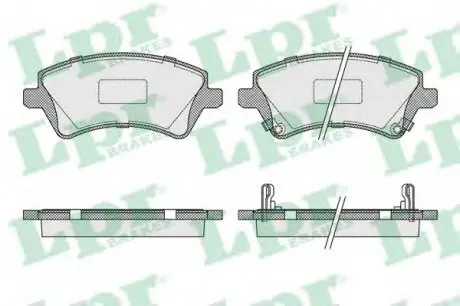 Тормозные колодки дисковые LPR 05P1002