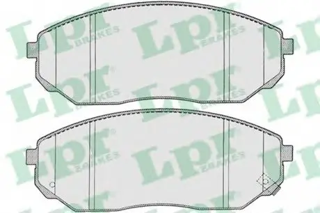 Гальмівні колодки дискові LPR 05P1207 (фото 1)