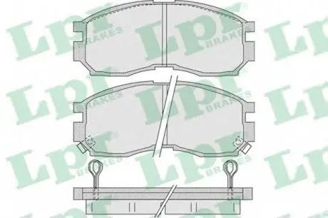 Тормозные колодки дисковые LPR 05P1012