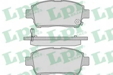 Гальмівні колодки дискові LPR 05P1062