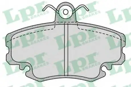 Тормозные колодки дисковые LPR 05P1107