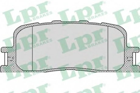 Гальмівні колодки дискові LPR 05P1115 (фото 1)