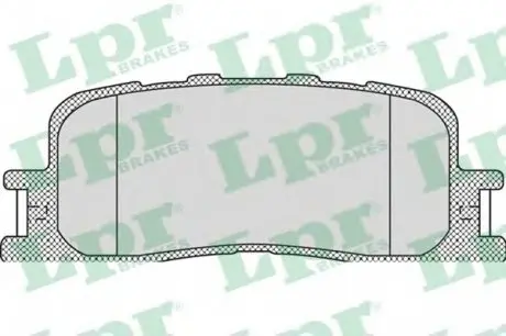 Тормозные колодки дисковые LPR 05P1115