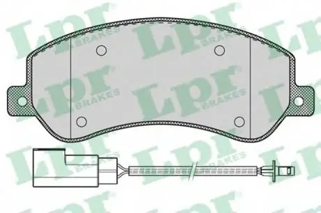 Тормозные колодки дисковые LPR 05P1260