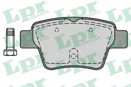 Тормозные колодки дисковые LPR 05P1278