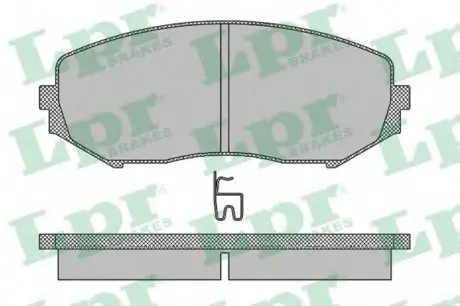 Тормозные колодки дисковые LPR 05P1318